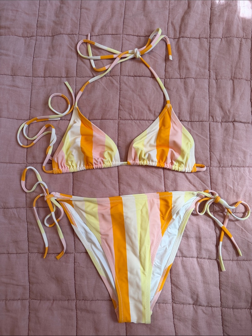 Solid & Striped Iris Bikini in Soleil Stripe